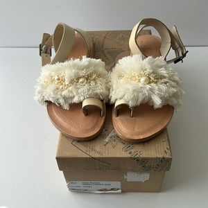 Free People sun peaks embellished flats 36